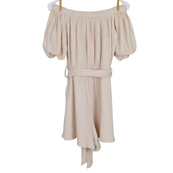 FLYNN SKYE GAIL ROMPER IN MARROW- LIGHT PINK - Picture 7 of 9
